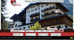 Desktop Screenshot of hotel-dolomiti.com